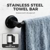Adjustable Suction Cup Towel Bar for Bathroom Wall,14.6Inch~24 Inch Towel Racks for Bathroom