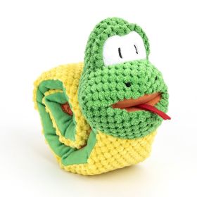 Snake Snuffle Toy Squeaky Dog Toys Boredom Stress Relief Game, Dog Puzzle Plush Toy IQ Training, Snuffle Toys For Dogs Foraging Instinct Training (Option: Snuffle snake)