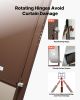 VEVOR Dog Door for Sliding Glass Door, 75 7/8 to 80 11/16 in Adjustable Height, Aluminum Alloy Frame with Rotating Hinges, Lock Design